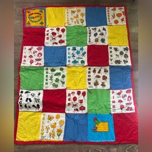 Handmade Colorful Kids Quilt
